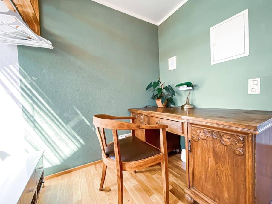 Schoene Ferienwohnung Mit Blick Ueber Stadtwald 莱比锡 外观 照片