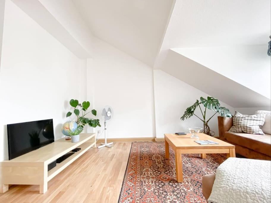 Schoene Ferienwohnung Mit Blick Ueber Stadtwald 莱比锡 外观 照片