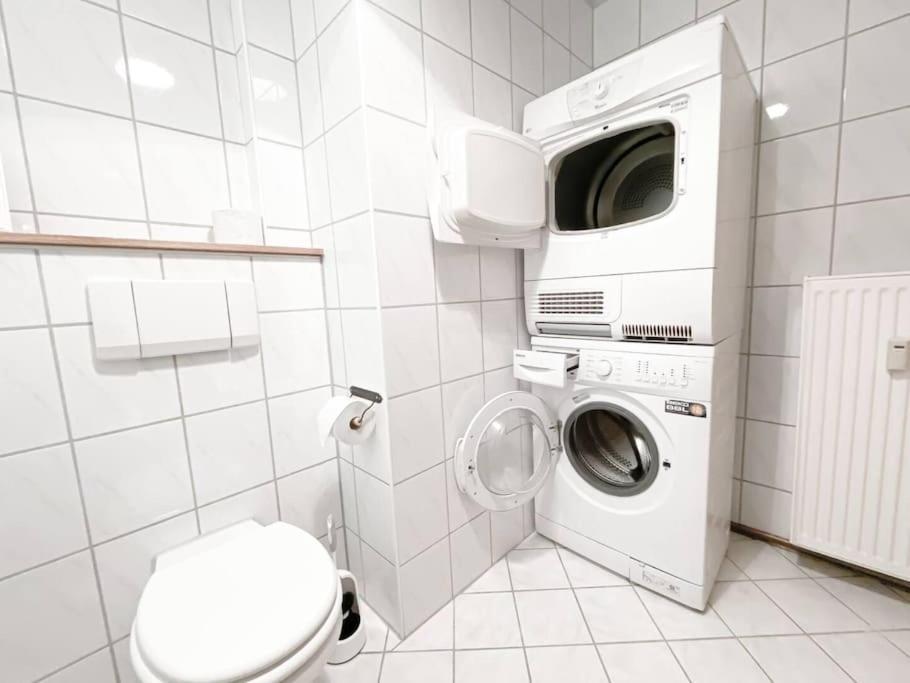 Schoene Ferienwohnung Mit Blick Ueber Stadtwald 莱比锡 外观 照片