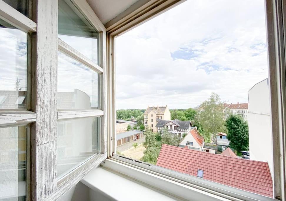 Schoene Ferienwohnung Mit Blick Ueber Stadtwald 莱比锡 外观 照片